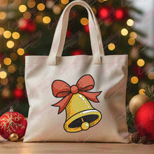 Bow Bell Christmas Embroidery Design