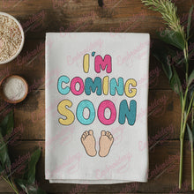 Baby Coming Soon Embroidery Design