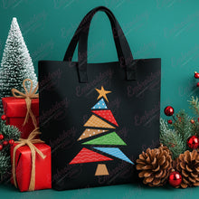 Patchwork Christmas Tree Embroidery Design
