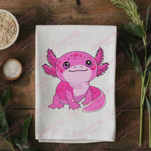 Cute Axolotl Embroidery Design