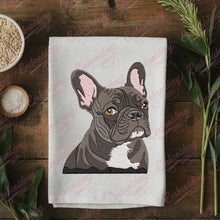 French Bulldog Embroidery Design