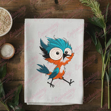 Cartoon Colorful Bird Embroidery Design