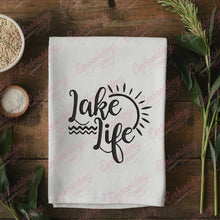 Lake Life Logo Embroidery Design