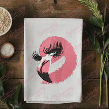 Flamingo Head Embroidery Design