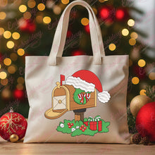 Christmas Mailbox With Santa Hat Embroidery Design