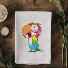 Macaw Parrot Bird Embroidery Design