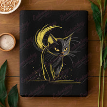 Mystic Black Cat Embroidery Design