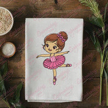 Beautiful Ballerina Dancing Embroidery Design