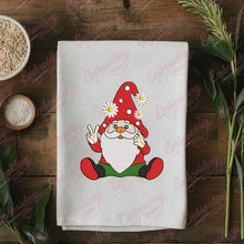 Gnome with Daisy Flower Embroidery Design
