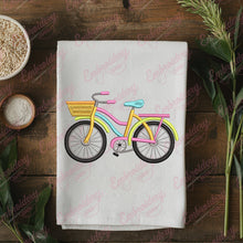 Colorful Bicycle Embroidery Design