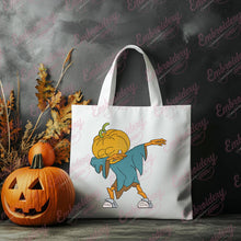 Halloween Scarecrow Doing the Dab Embroidery Design