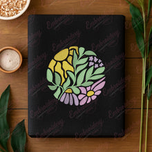 Artistic Abstract Floral Machine Embroidery Design