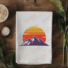 Mountain Adventure Logo Embroidery Design