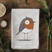 Cartoon Robin Bird Embroidery Design