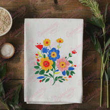 Colorful Flower Embroidery Design