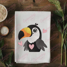 Cute Toucan Bird Embroidery Design