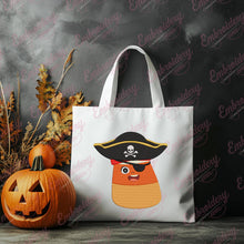 Pirate Candy Corn Halloween Embroidery Design