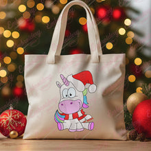 Christmas Unicorn With Santa Hat Embroidery Design