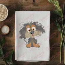 Messy Puppy Dog Embroidery Design