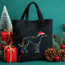 Christmas Greyhound Outline Embroidery Design