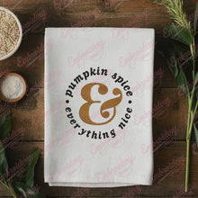 Pumpkin Spice & Everything Nice Thanksgiving Quote Embroidery File