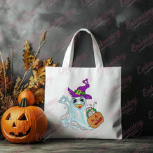 Cute Halloween Ghost Embroidery Design