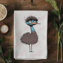 Crazy Ostrich Bird Embroidery Design