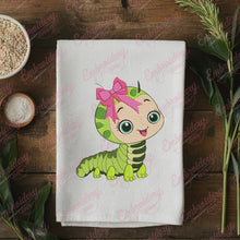 Cute Caterpillar Embroidery Design