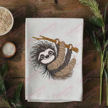 Crazy Sloths Embroidery Design