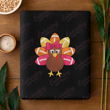 Football Turkey Balls Thanksgiving Embroidery Design