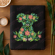 Floral Koala Embroidery Design