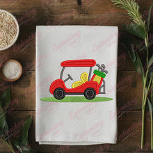 Golf Cart Embroidery Design