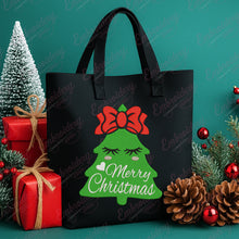 Girl Christmas Tree Embroidery Design