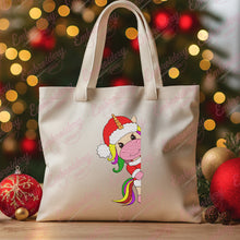 Peeking Unicorn Christmas Embroidery Design