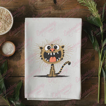 Happy Little Tiger Embroidery Design