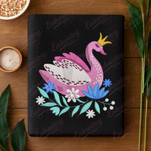 Swan Princess Embroidery Design