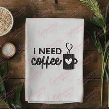 I Need Coffee Embroidery Design For Coffee Lover