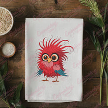 Funny Crazy Bird Embroidery Design Character Stitch