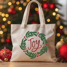 Christmas Joy Wreath Embroidery Design