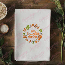 Happy Thanksgiving Fall Embroidery Design