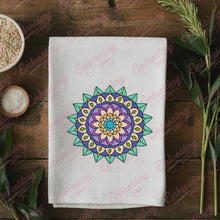 Beautiful Mandala Flower Embroidery Design