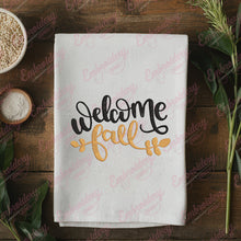 Welcome Fall Machine Embroidery Design