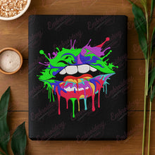 Colorful Lip Embroidery Design