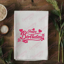 Happy Birthday Embroidery Design