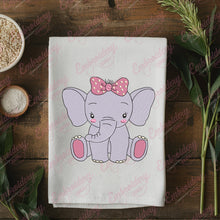 Cute Elephant Embroidery Design