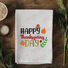Happy Thanksgiving Day Embroidery File