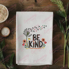 Be Kind Always Inspirational Floral Embroidery Design