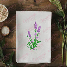Lavender Flower Machine Embroidery Design