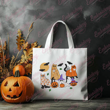 Spooky Ghosts Halloween Embroidery Design