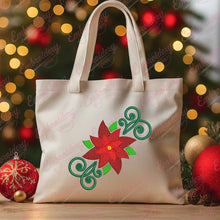 Elegant Christmas Flower Embroidery Design